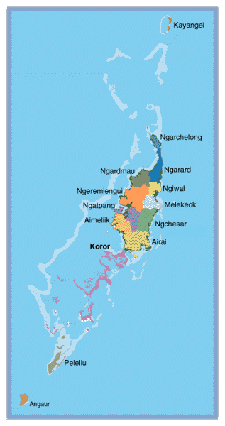palau cities map